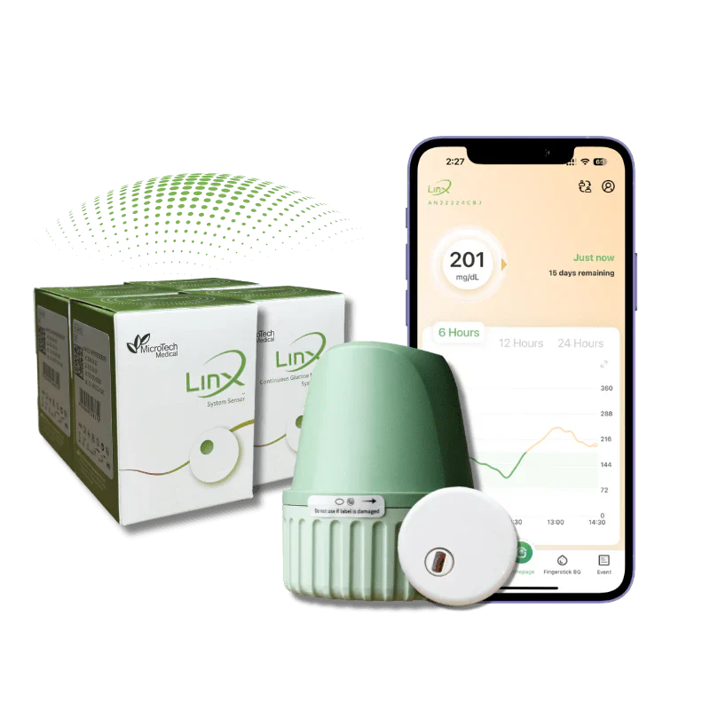 SusWel™ - Linx CGM Monitor - 1 CGM Sensor - SusWel.in