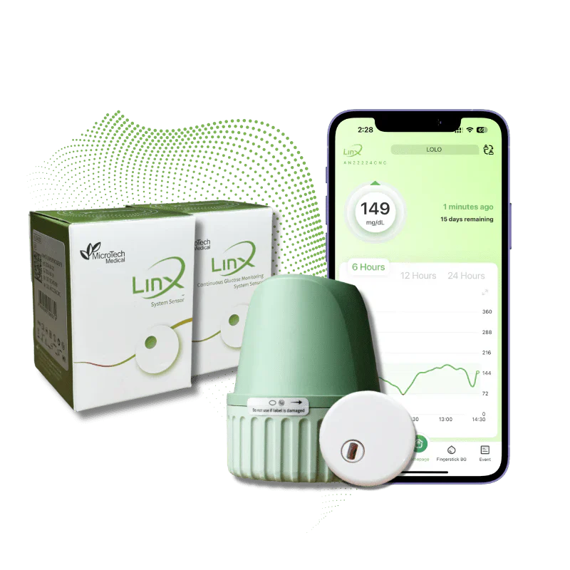 SusWel™ - Linx CGM Monitor - 1 CGM Sensor - SusWel.in
