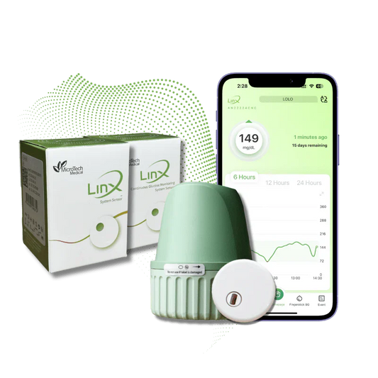 SusWel™ - Linx CGM Monitor - 1 CGM Sensor - SusWel.in