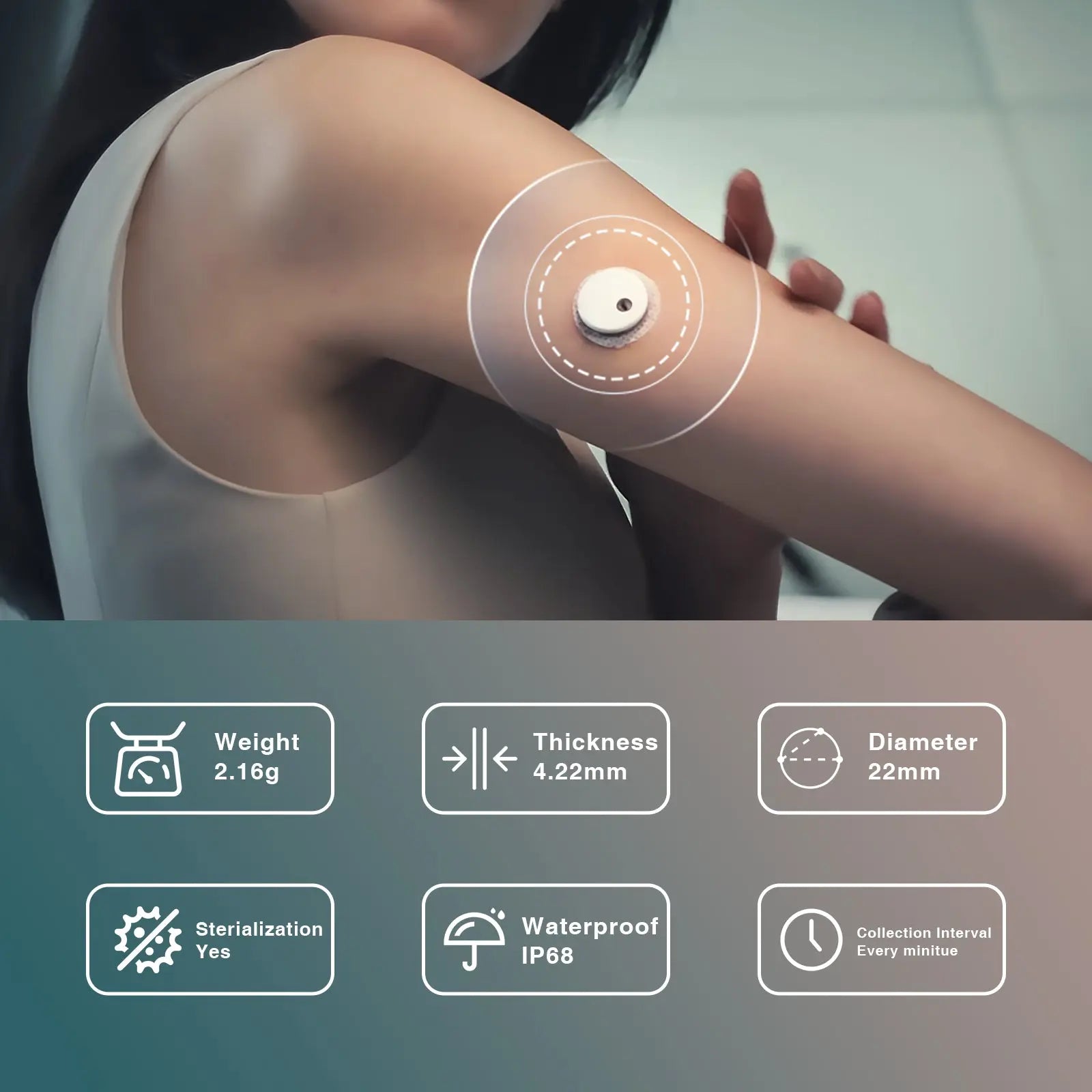 VitaTok™ CGM – AI-Powered Continuous Glucose Monitor | 15-Day Sensor