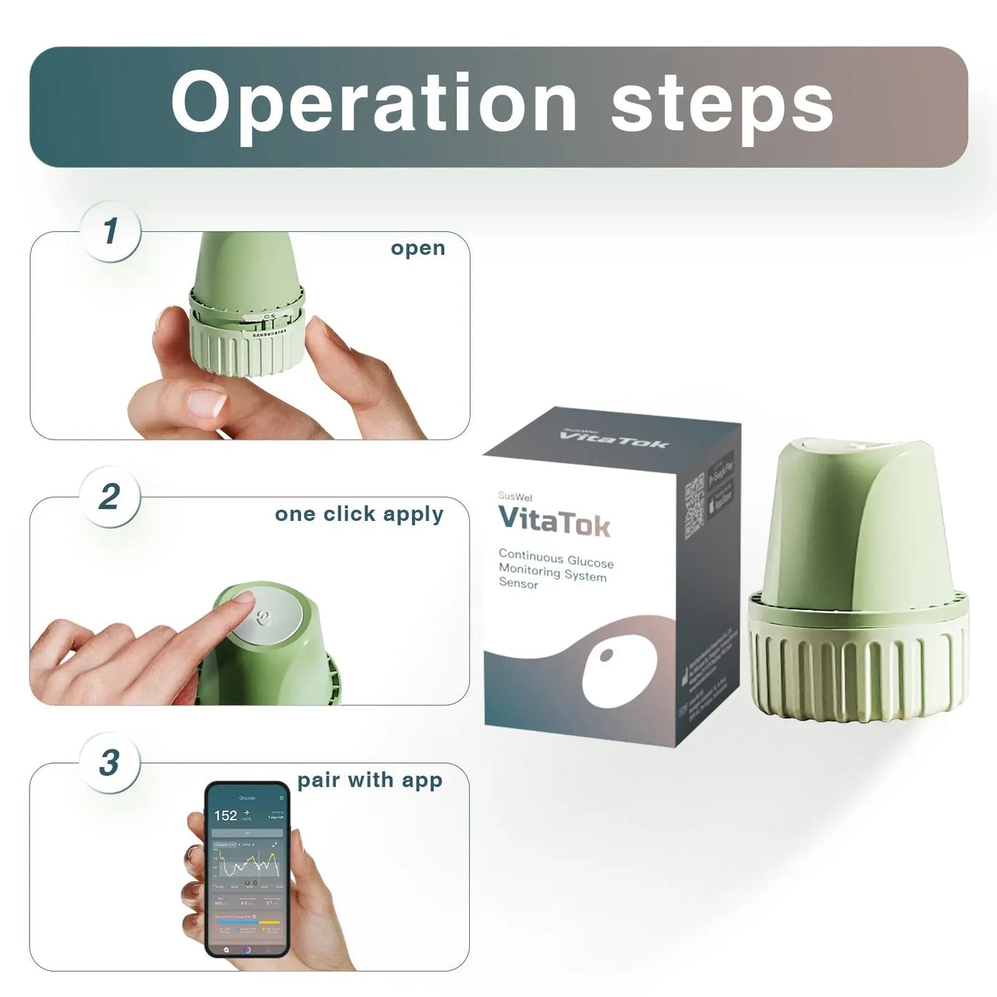 🔥 World Health Day Sale : VitaTok™ CGM ₹3500 Each（Min. 2 pcs）
