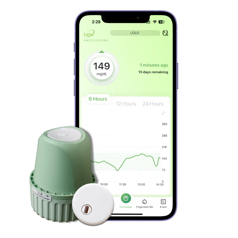 SusWel™ - Linx CGM Monitor - 1 CGM Sensor - SusWel.in
